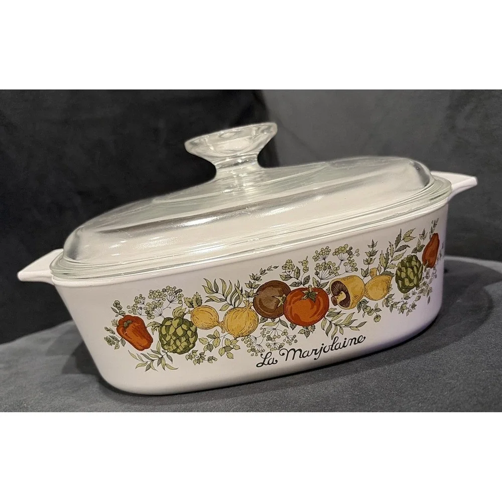 Rare Vintage Corning Ware L'Marjolaine 2 Quart Casserole Dish With Lid A-2-B